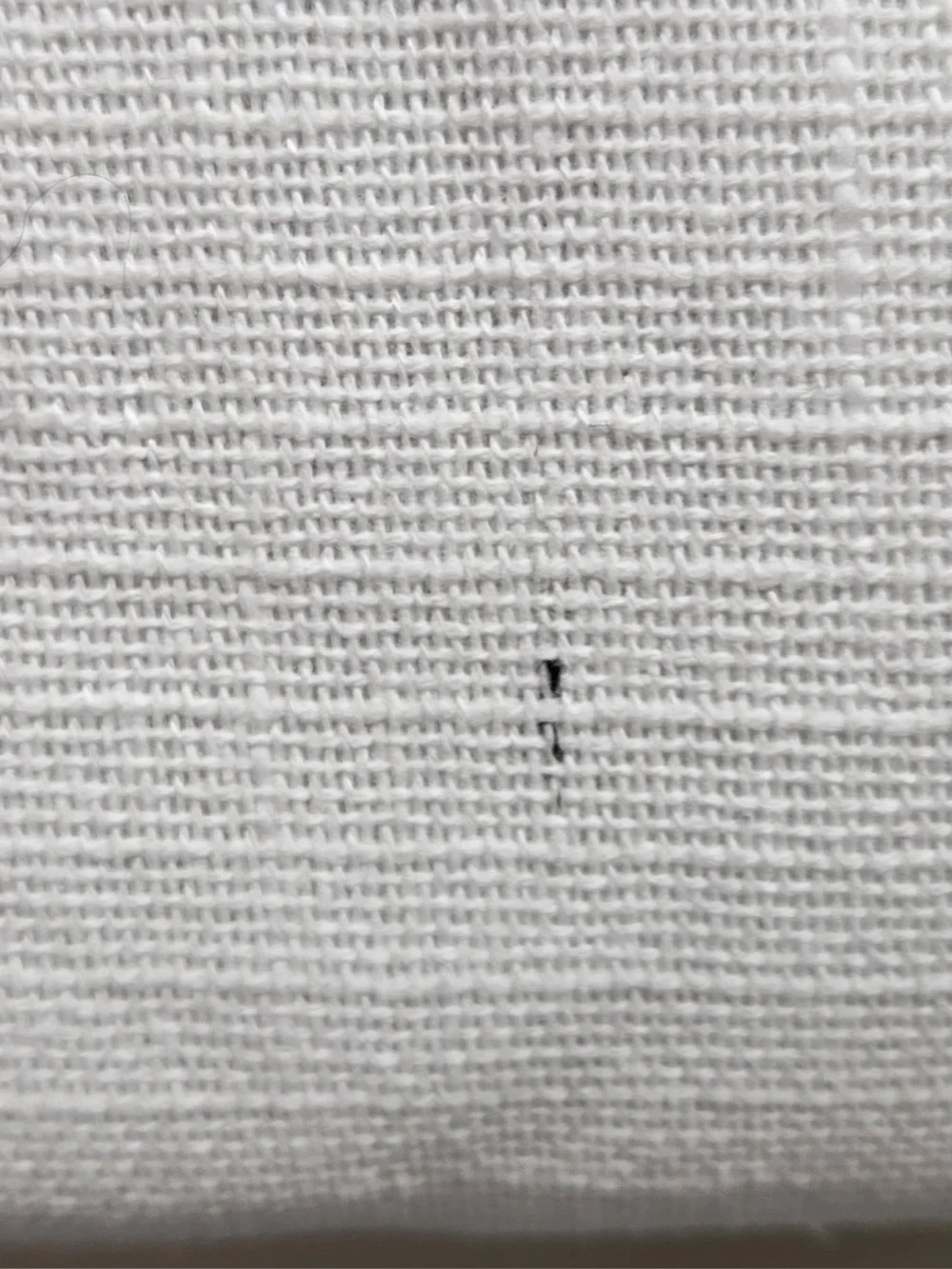 QUINCE Set Of 2 48x96 Cotton Slub Blackout Curtains White 0741